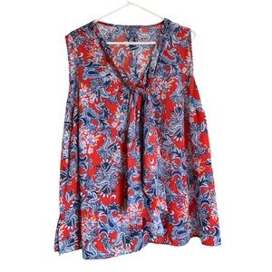 Vintage Paisley Blouse Sz 2x